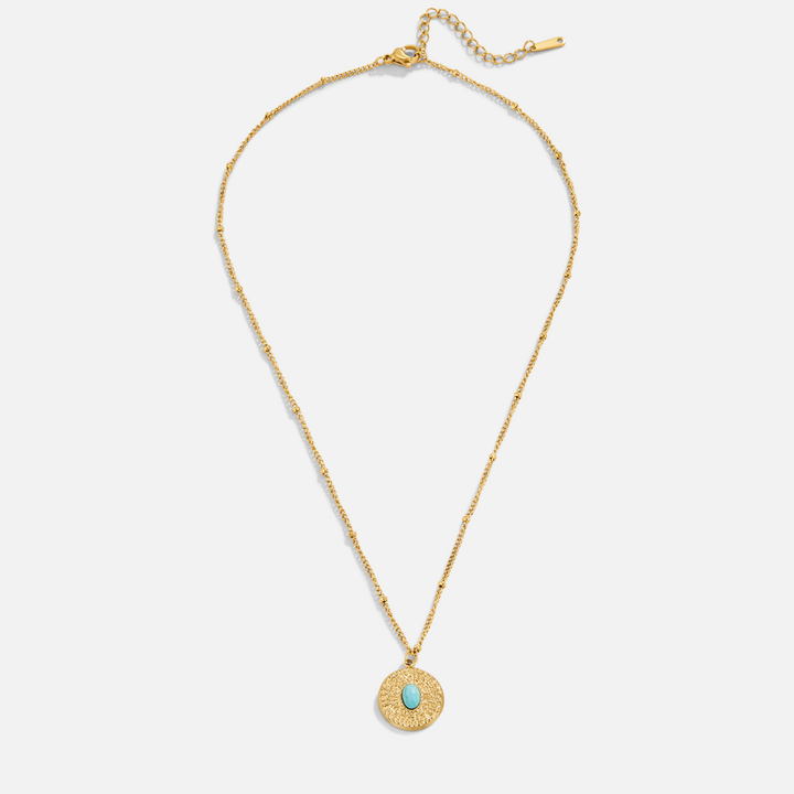 Collier s tyrkysovým kamenom