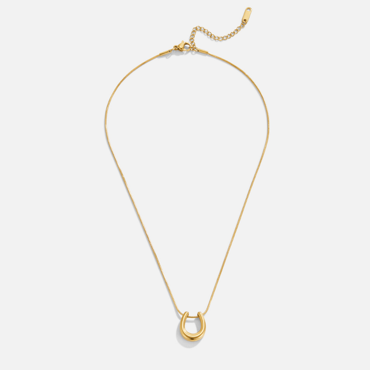Collier doré s konskou podkovou