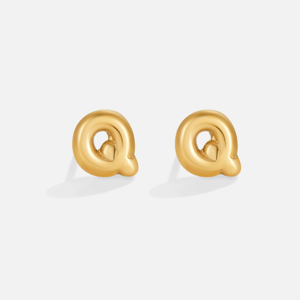 Boucles d’oreilles dorées bulles