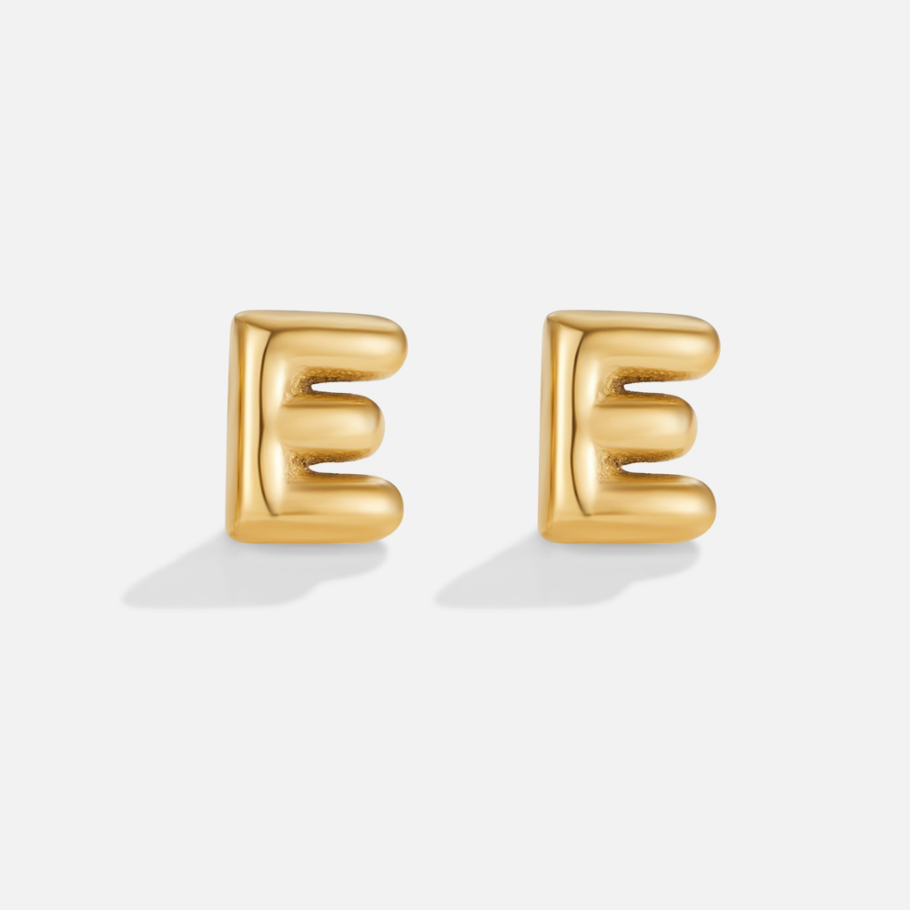 Boucles d’oreilles dorées bulles