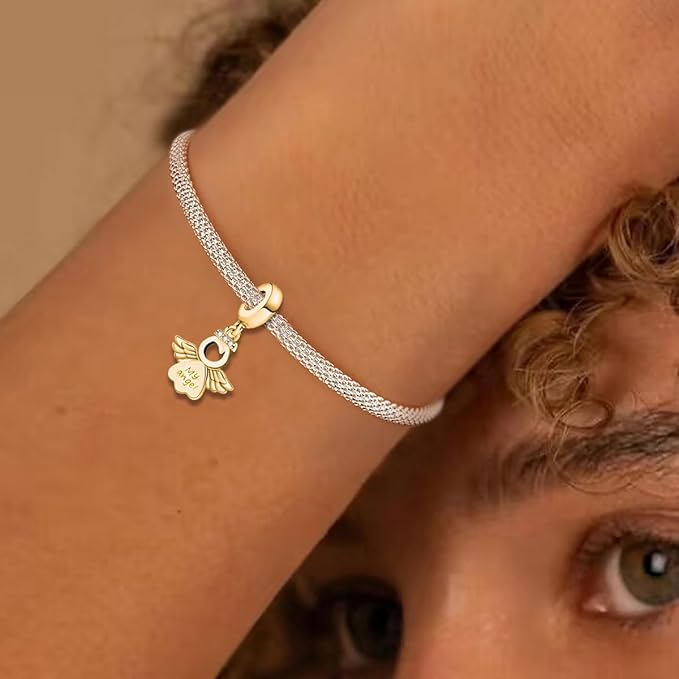 Charm Doré Mon Ange – Maison Perle