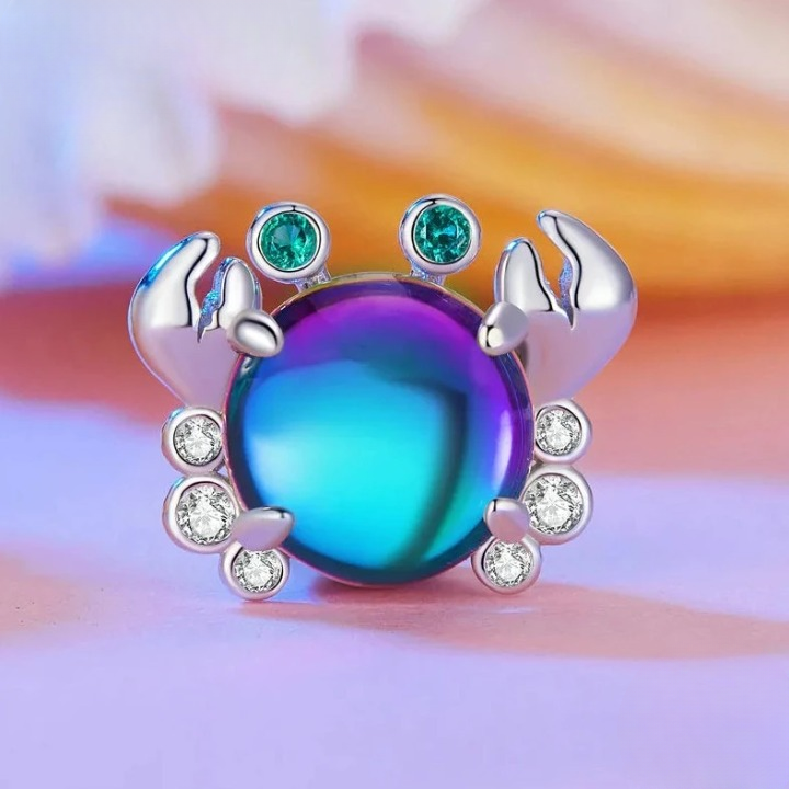 Charm Crabe bleu - Maison Perle