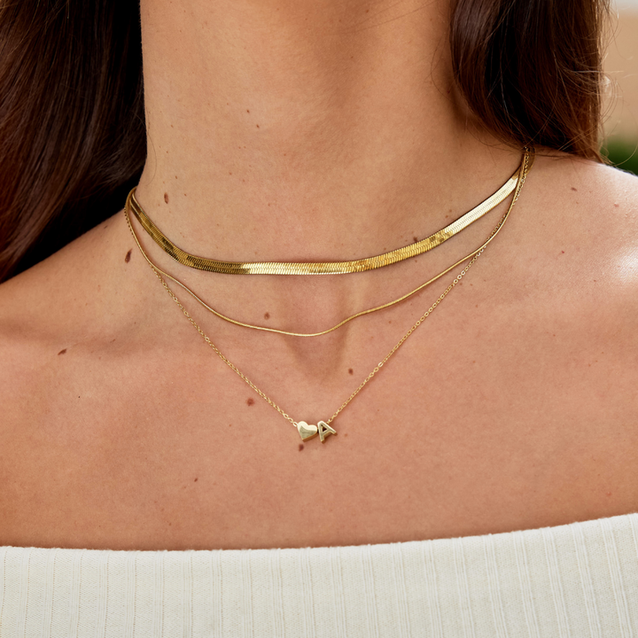 Layla collier multirang plaqué or 18K