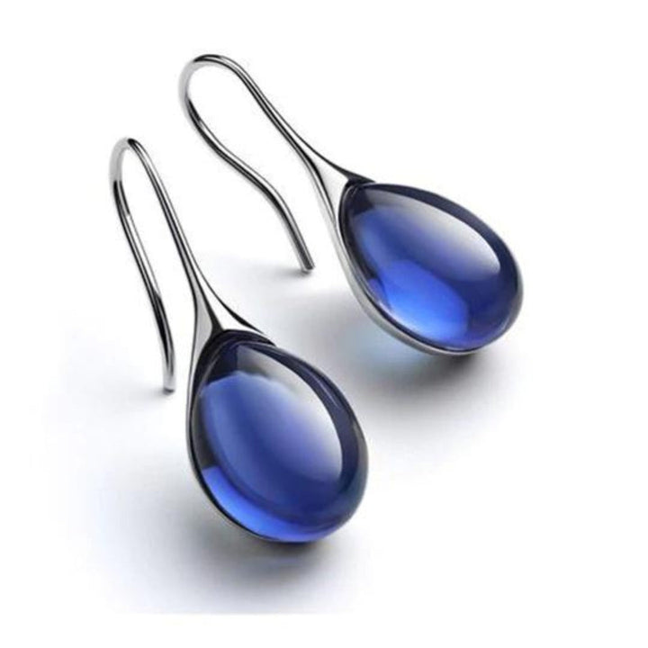 Boucles d’oreilles en cristal dorées et argentées
