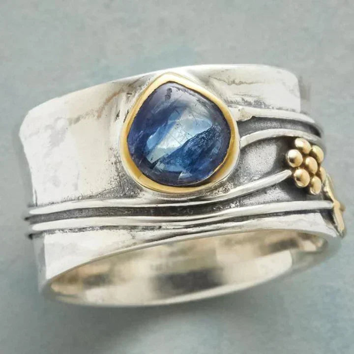 Bague Bree bohème méditation pierres fines