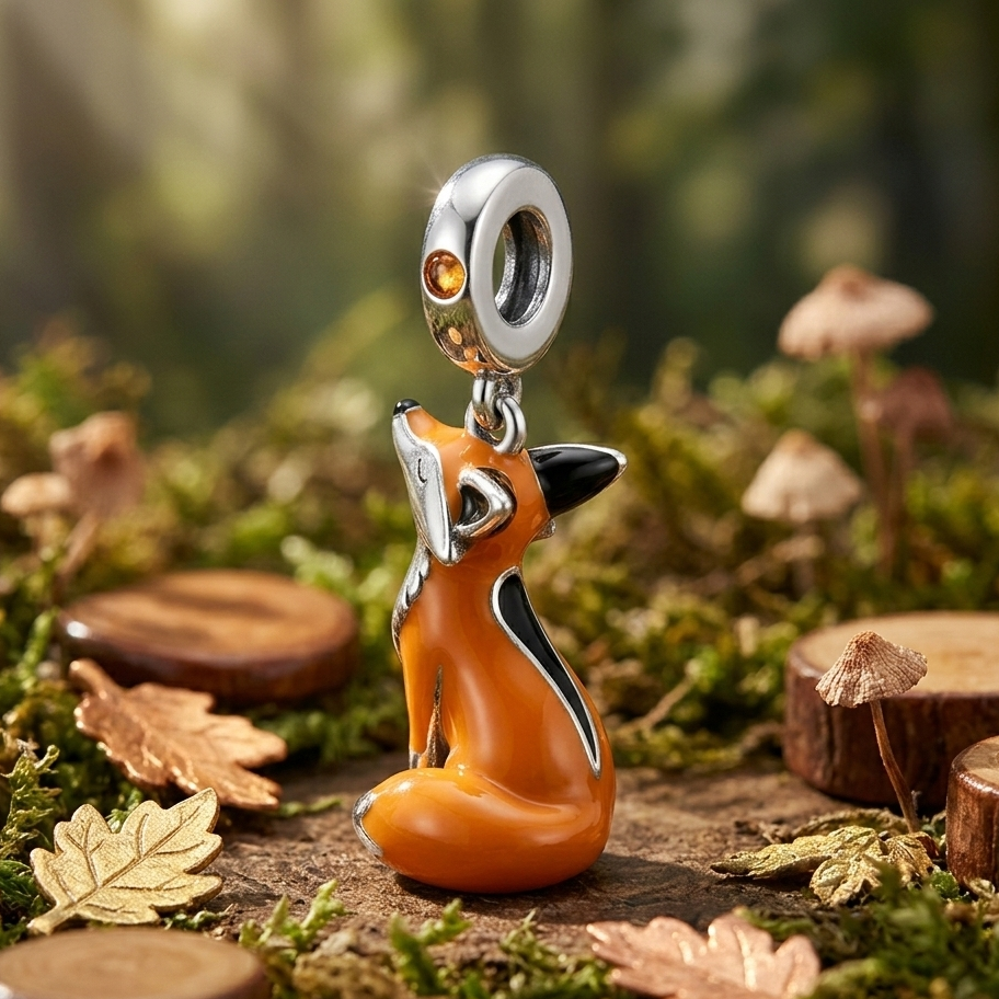 Charm pendant Renard - Maison Perle
