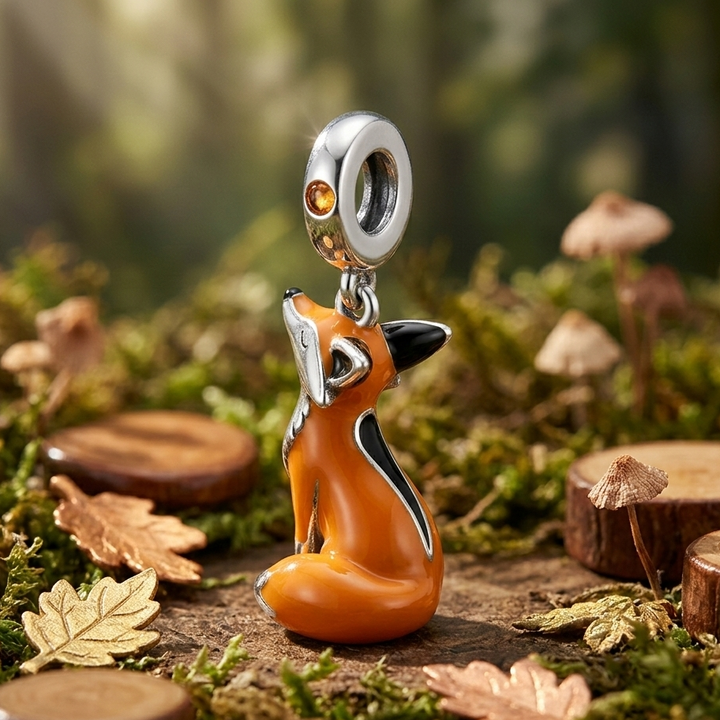 Charm pendant Renard - Maison Perle
