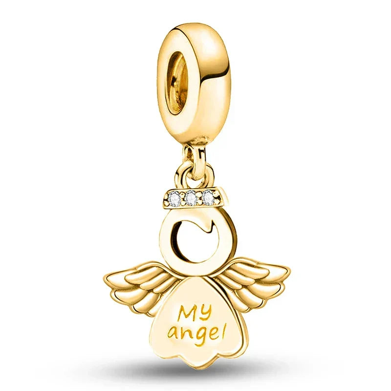 Charm Doré Mon Ange – Maison Perle
