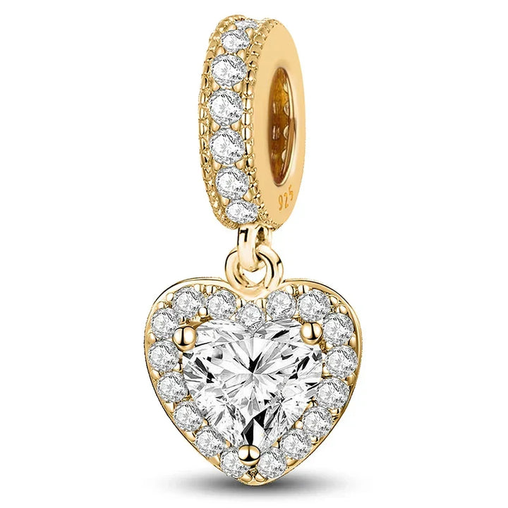 Charm Cœur Bicolore – Maison Perle