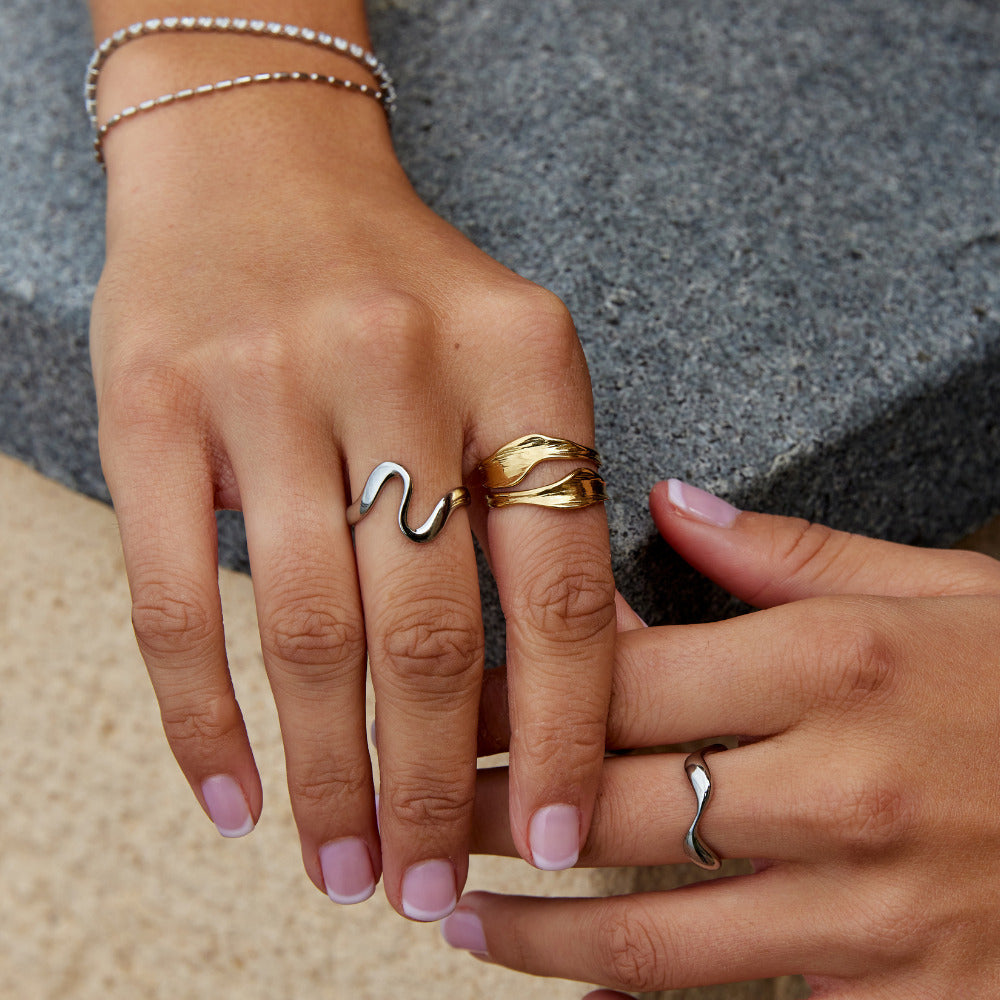 Bague dorée Penelope