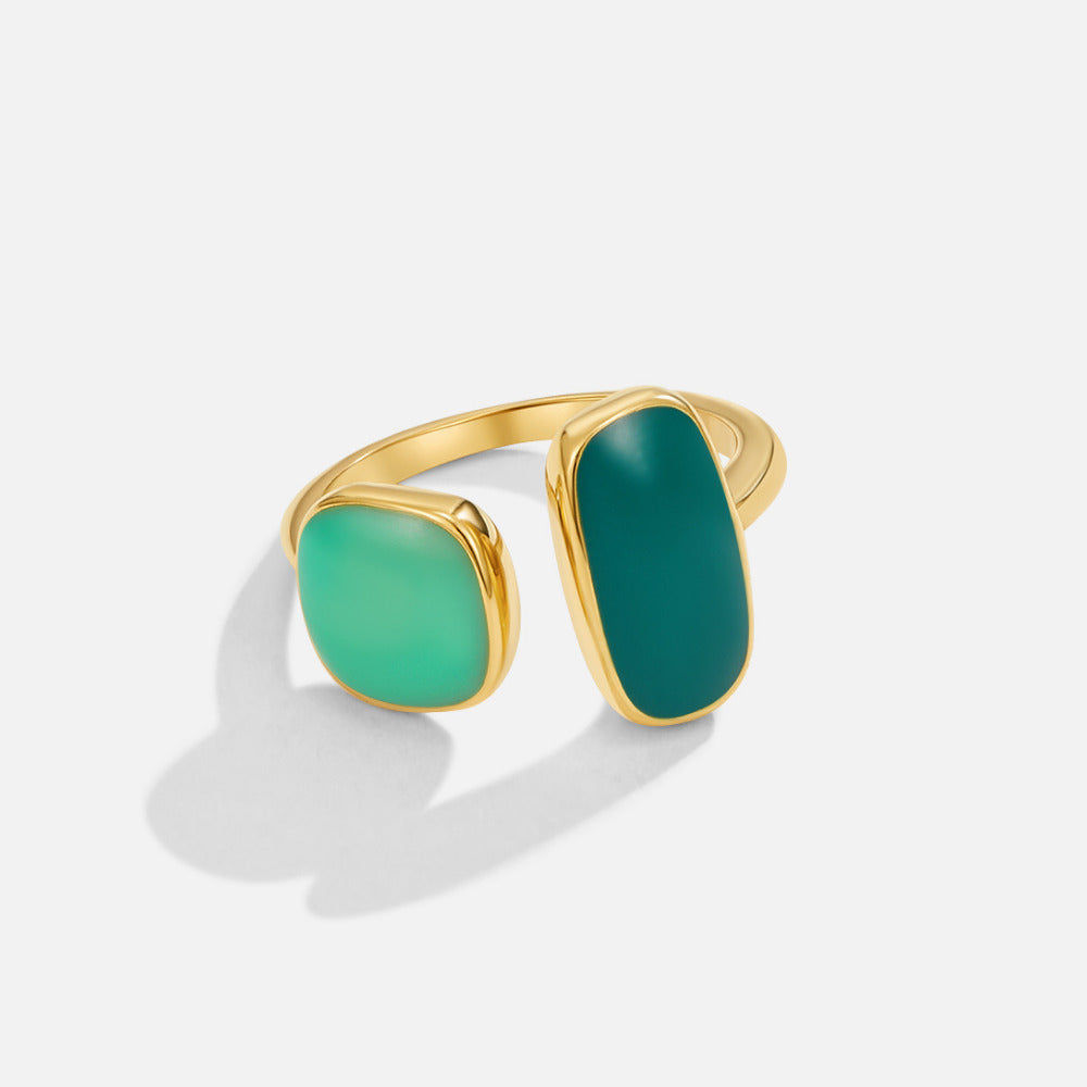 Bague verte saule