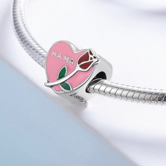 Charm Rose pour Maman – Maison Perle