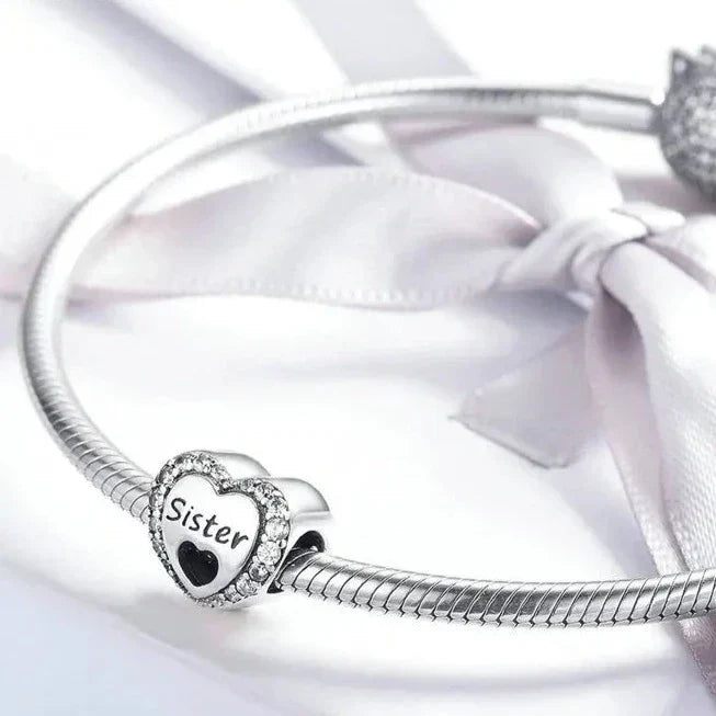Charm Cœur pour Sœur – Maison Perle