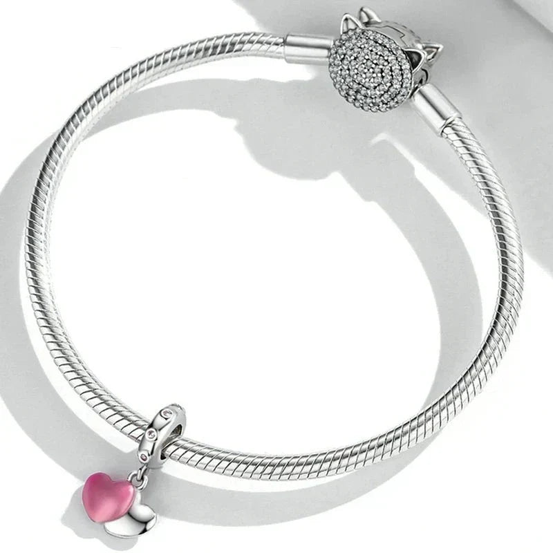 Charm Double Cœur – Maison Perle