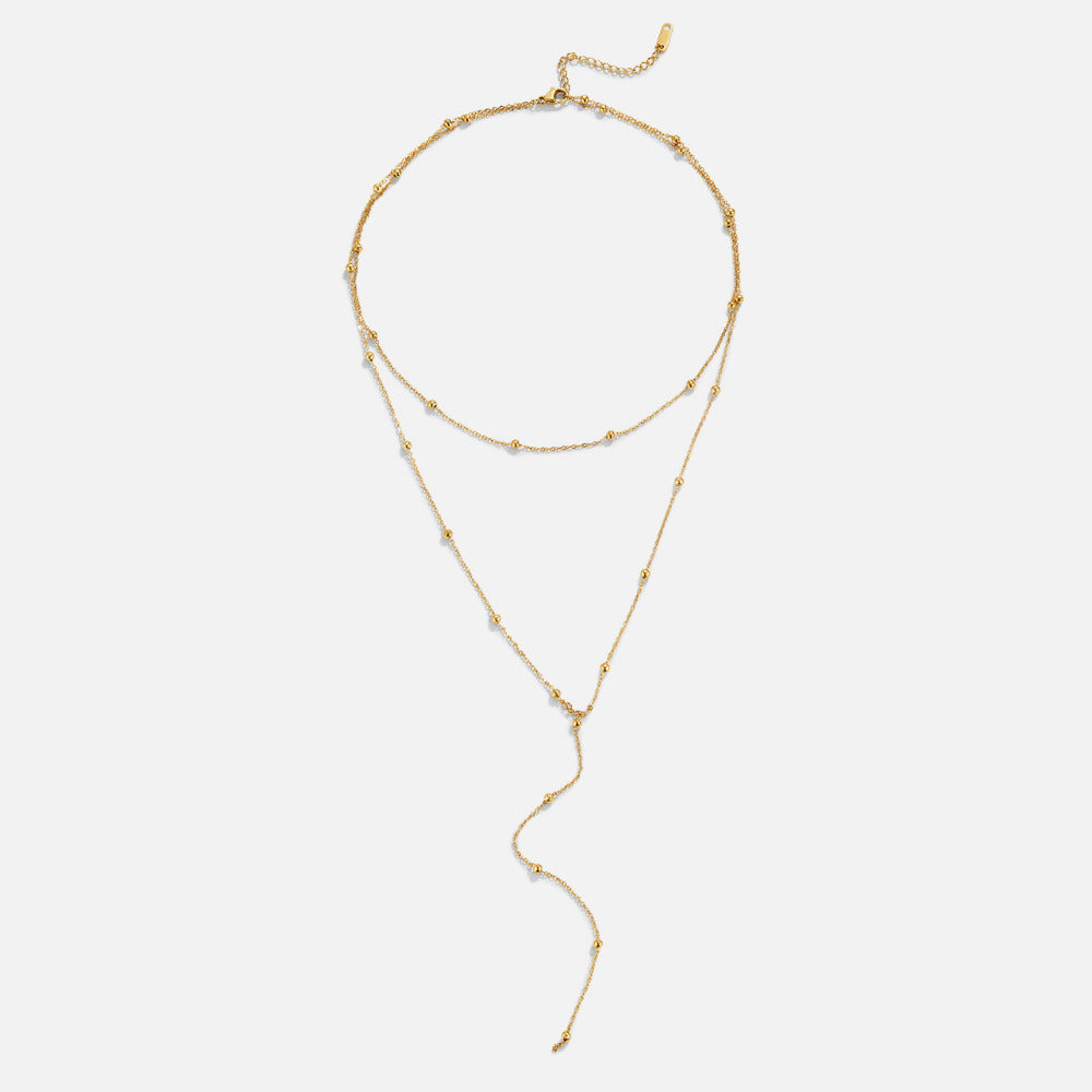 Collier multirang so strapcami Amara