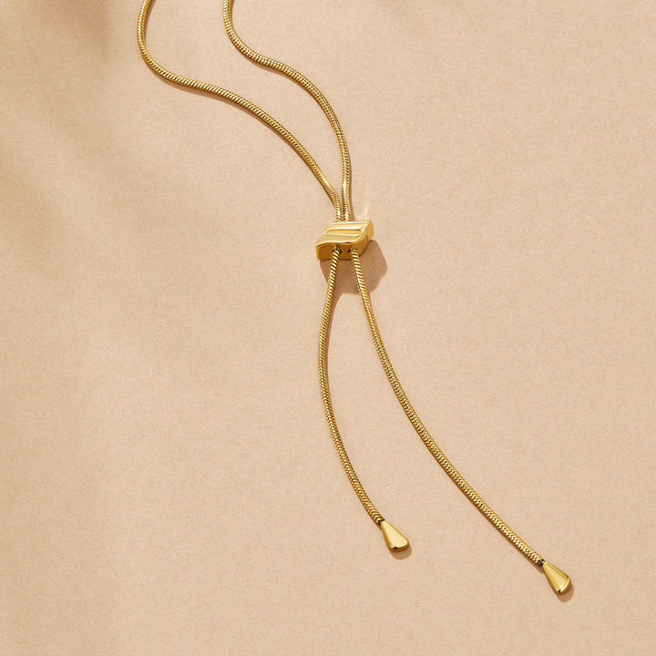 Lola 18K Doré Lariat collier