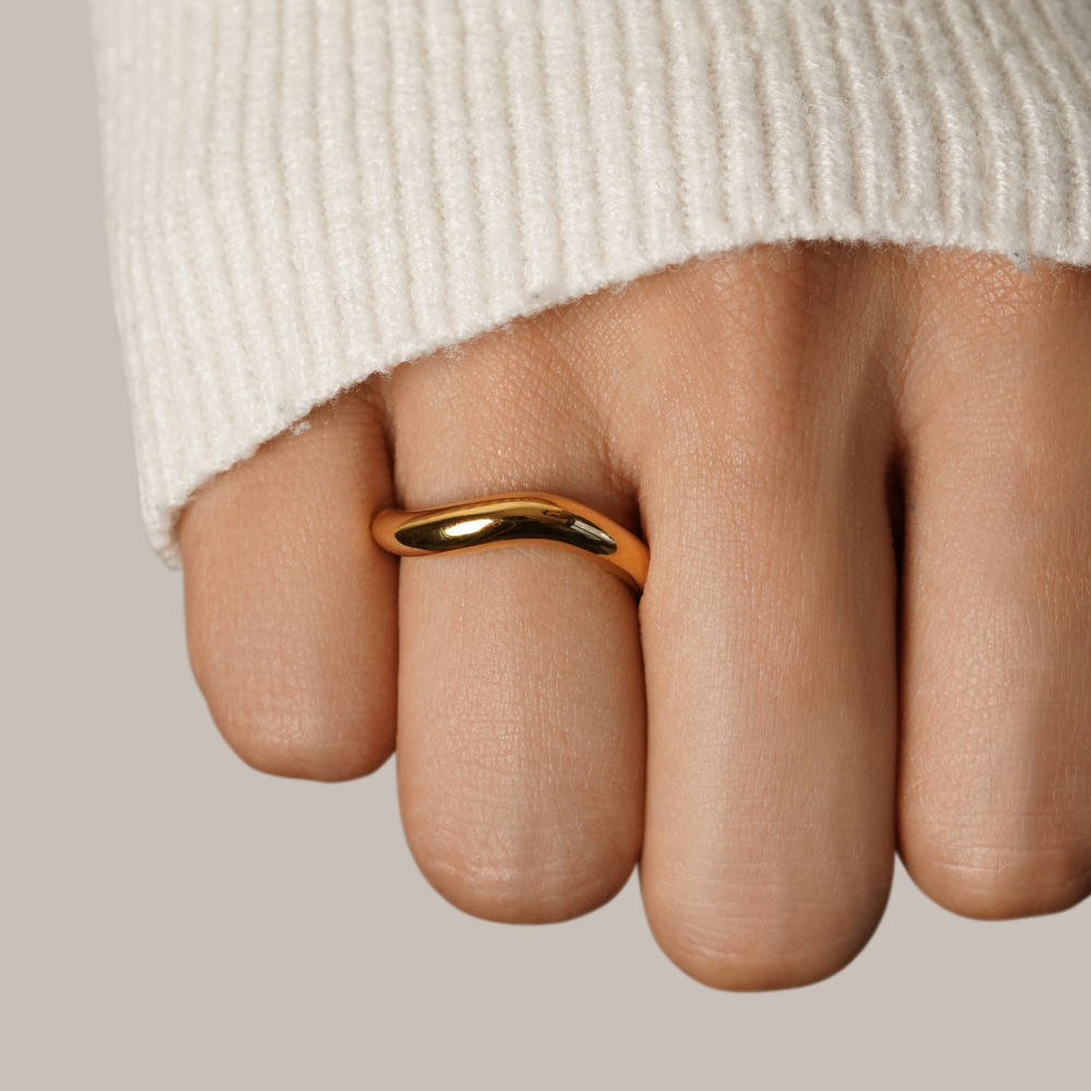 Bague Mina Zlati ondulée