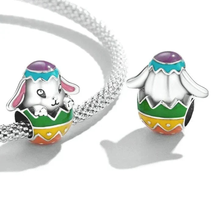 Charm Lapin de Pâques - Maison Perle