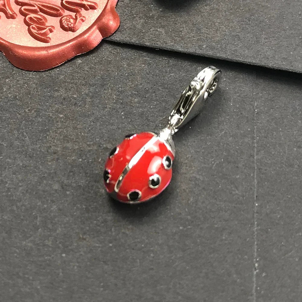 Charm Coccinelle rouge - Maison Perle