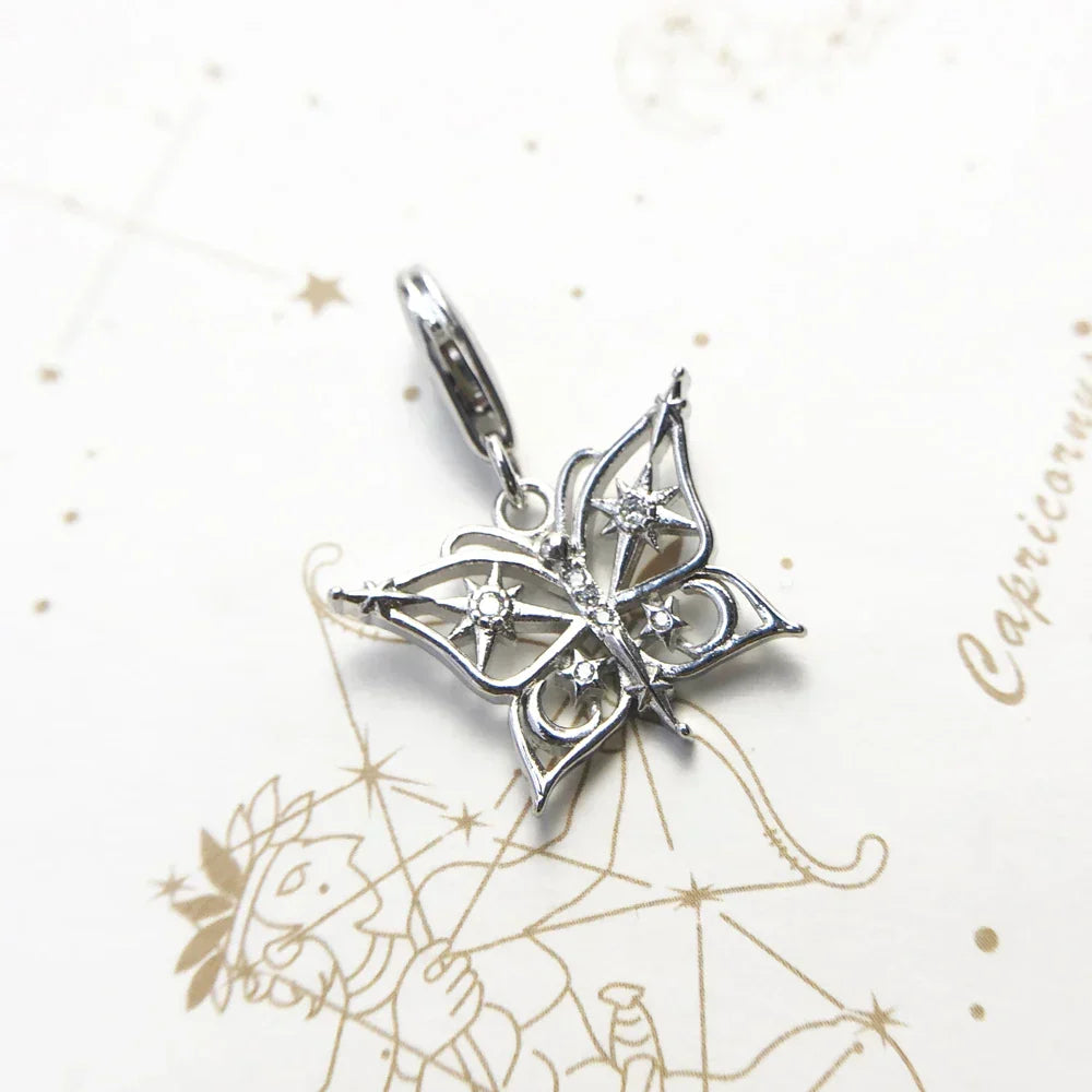 Charm Papillon en argent - Maison Perle