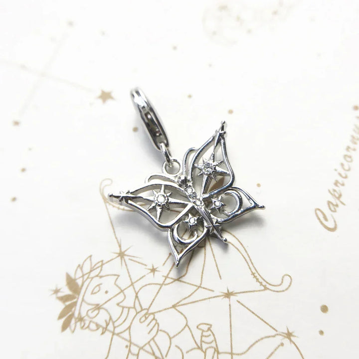 Charm Papillon en argent - Maison Perle