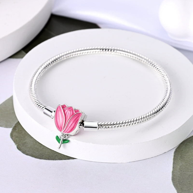 Bracelet avec Charm Fleur