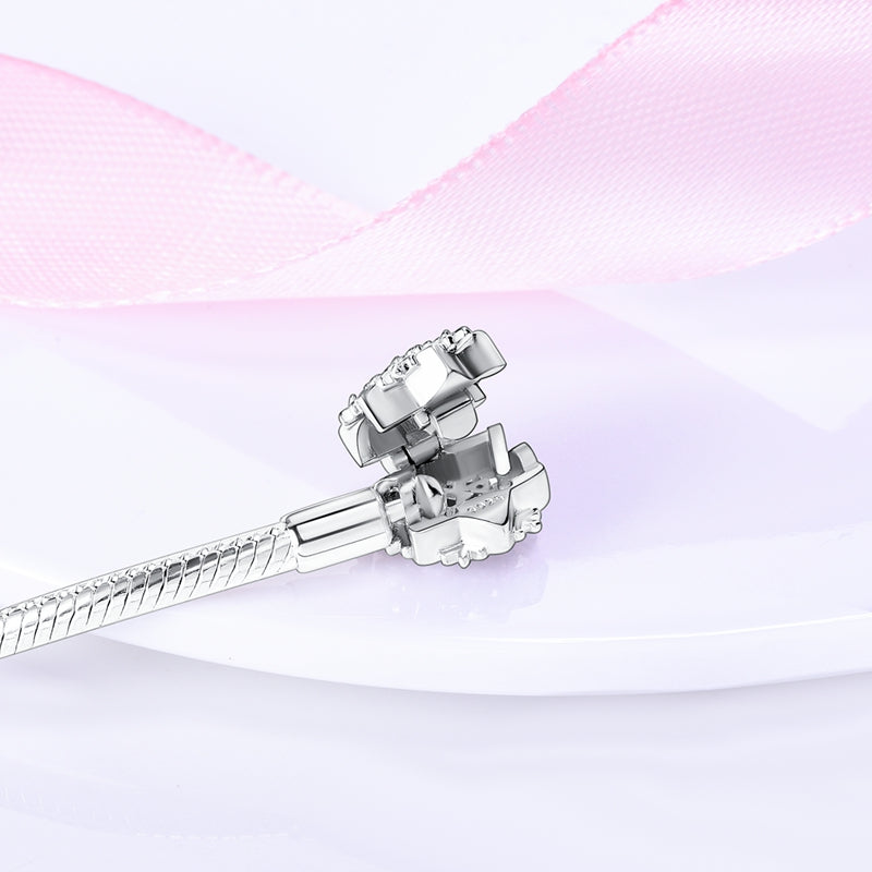 Bracelet avec Charm Flocon de Neige Scintillant