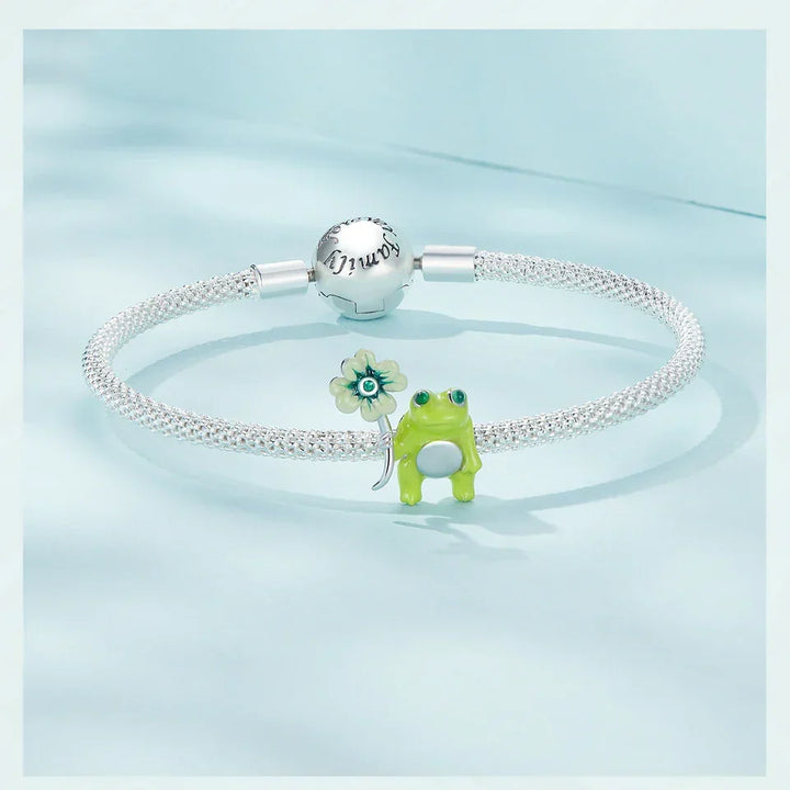Charm Grenouille verte - Maison Perle