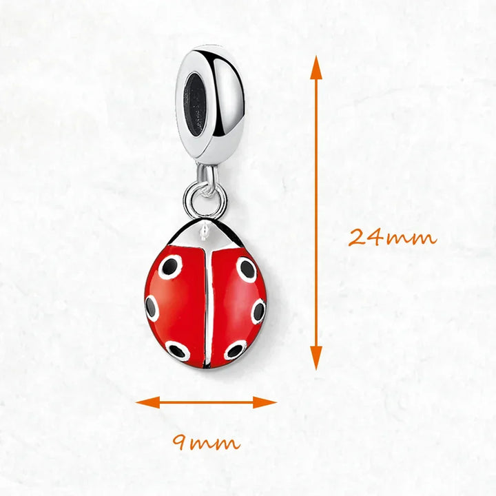 Charm Coccinelle rouge - Maison Perle