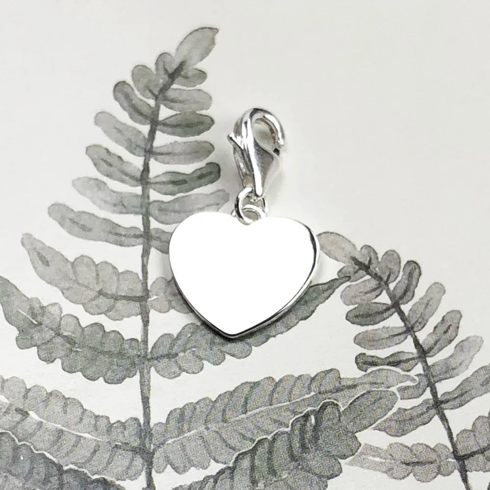Charm Cœur en Argent – Maison Perle