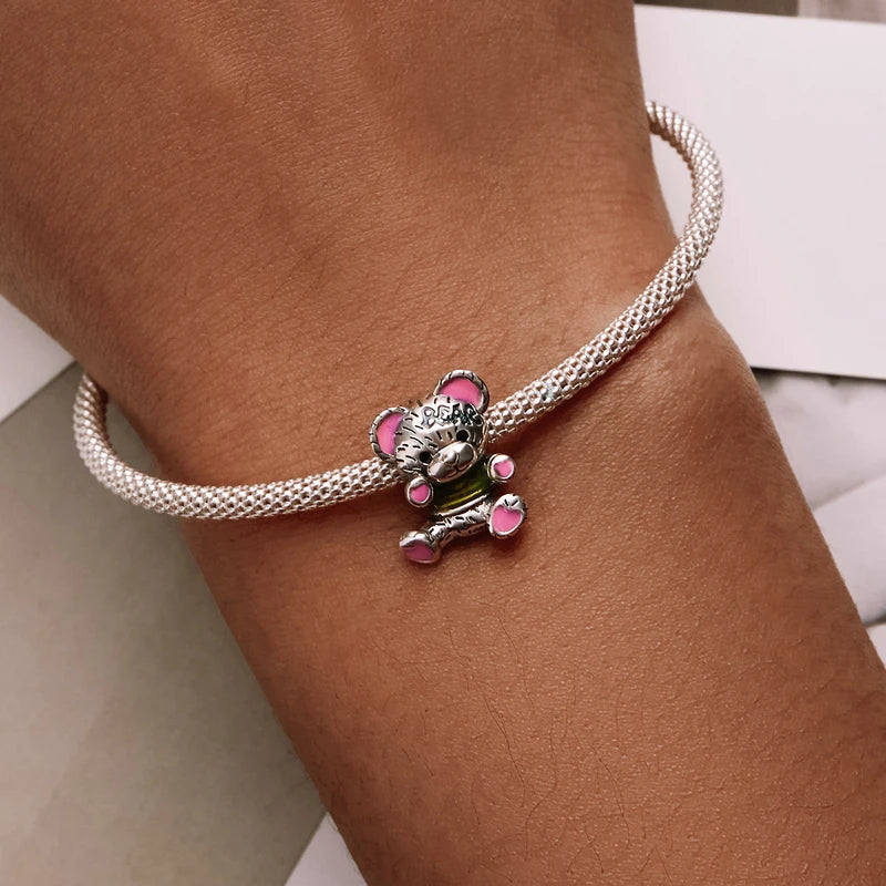Charm Ourson duveteux - Maison Perle