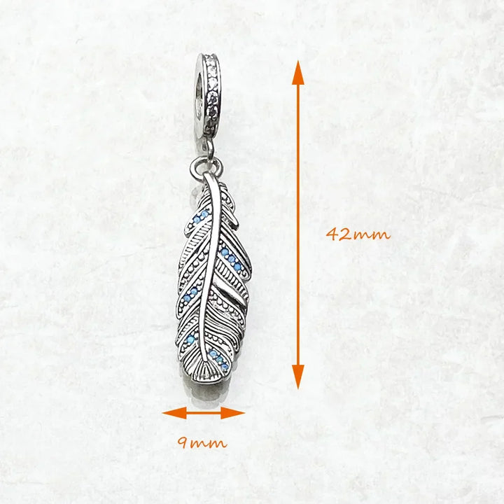 Charm Oiseau en argent - Maison Perle