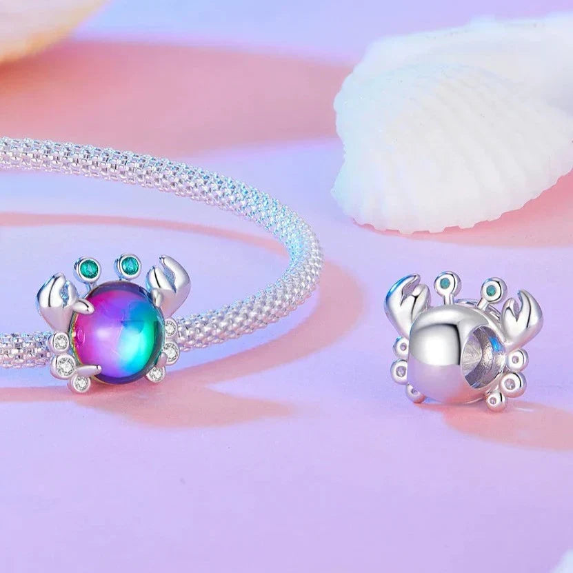 Charm Crabe bleu - Maison Perle