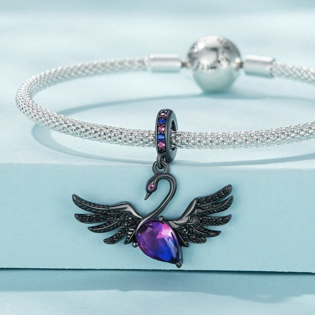 Charm Cygne noir - Maison Perle