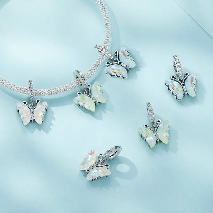 Charm Papillon monarque - Maison Perle