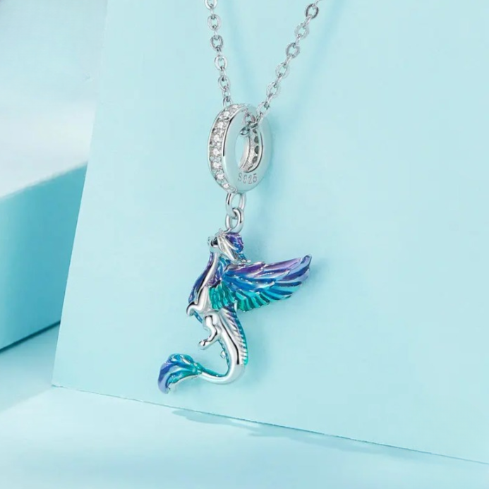 Charm Dragon multicolore - Maison Perle