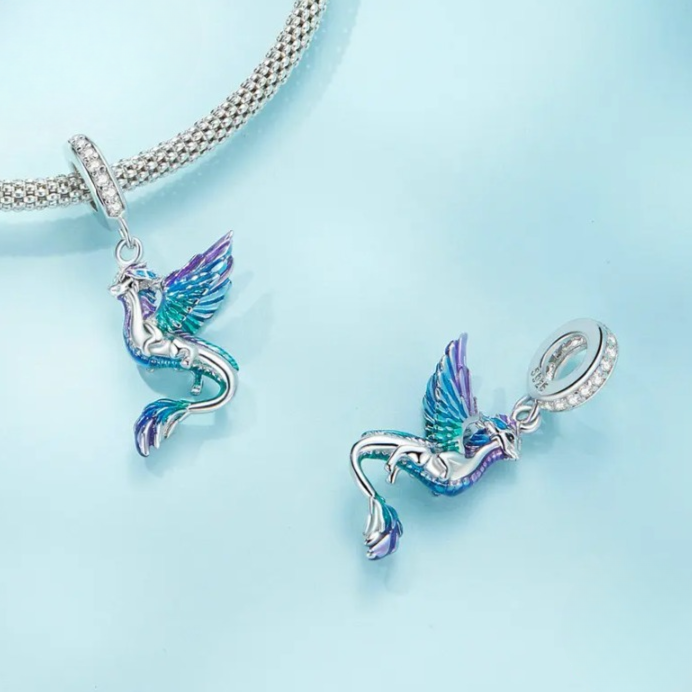 Charm Dragon multicolore - Maison Perle