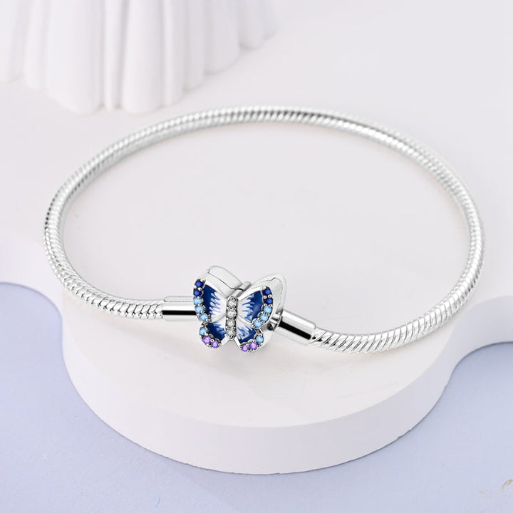 Bracelet avec Charm Papillon Violet