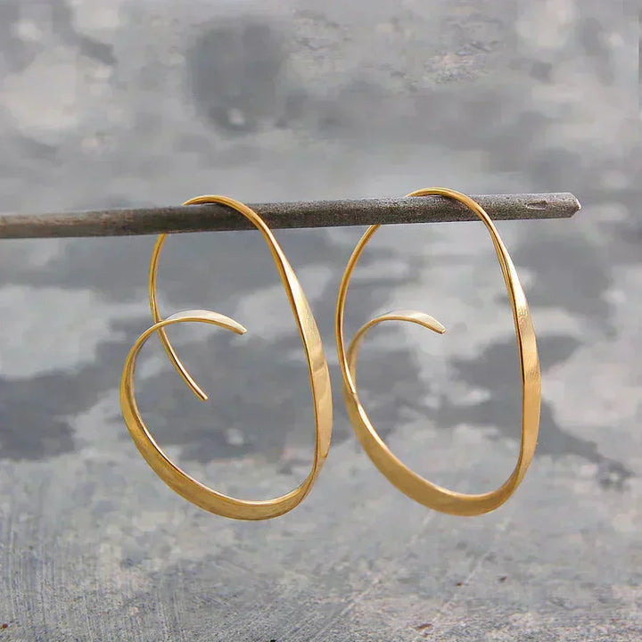 Boucles d’oreilles spirales