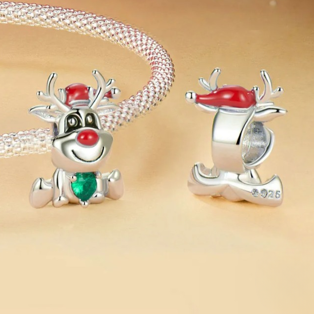 Charm Renne de Noël - Maison Perle