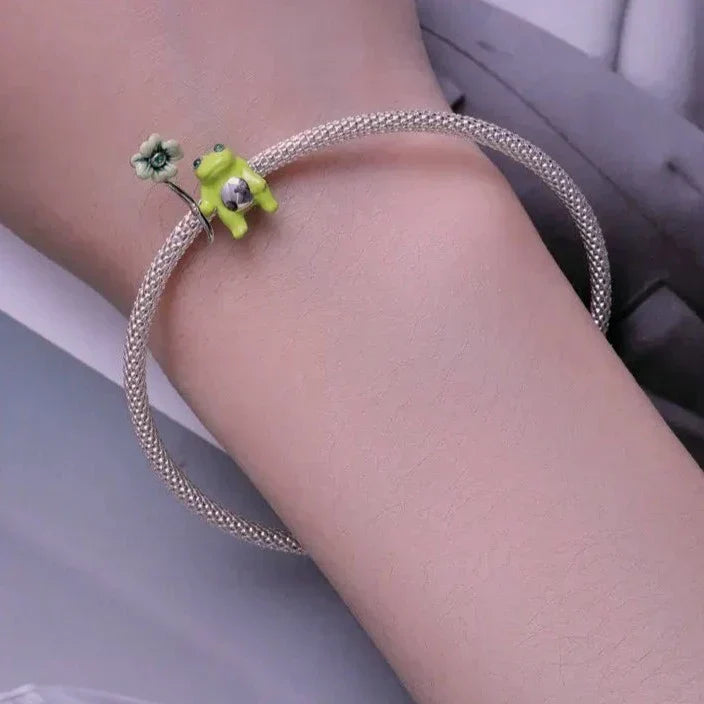 Charm Grenouille verte - Maison Perle
