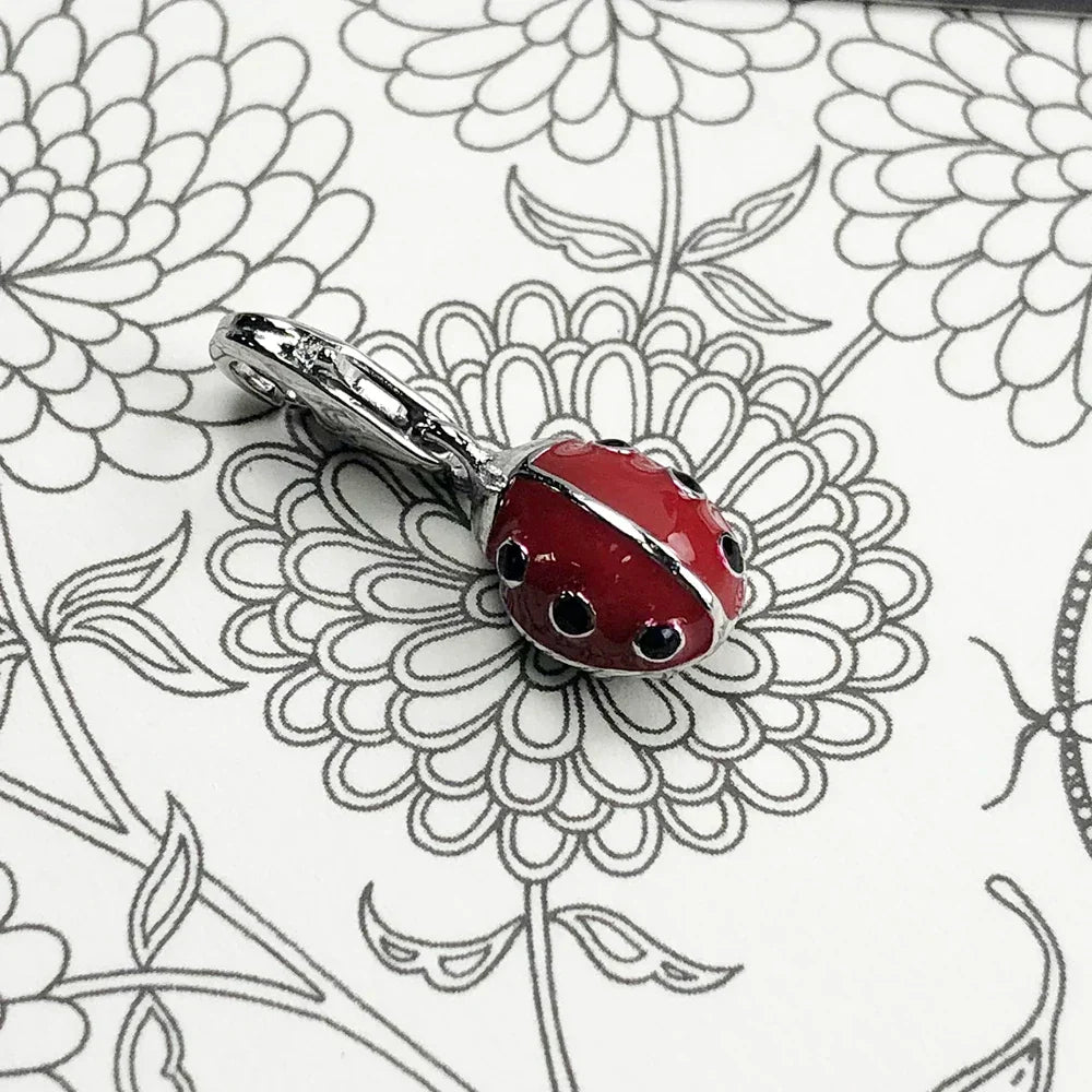 Charm Coccinelle rouge - Maison Perle