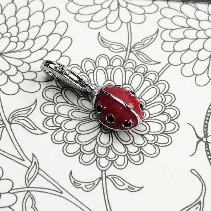Charm Coccinelle rouge - Maison Perle