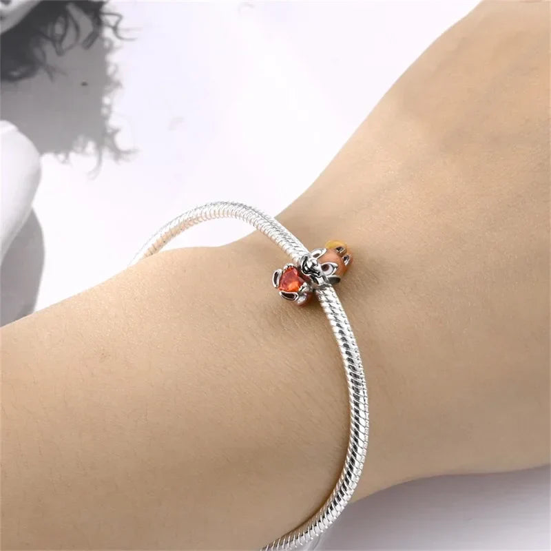 Charm Écureuil en argent - Maison Perle