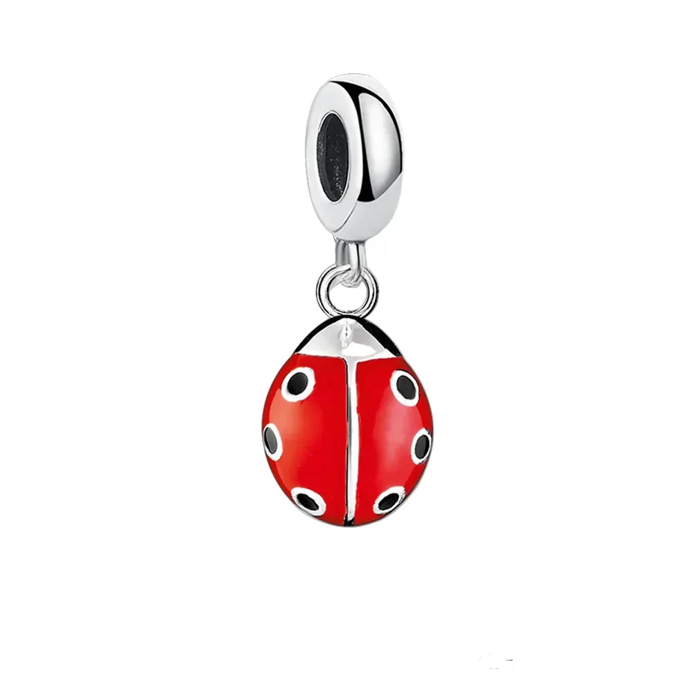 Charm Coccinelle rouge - Maison Perle