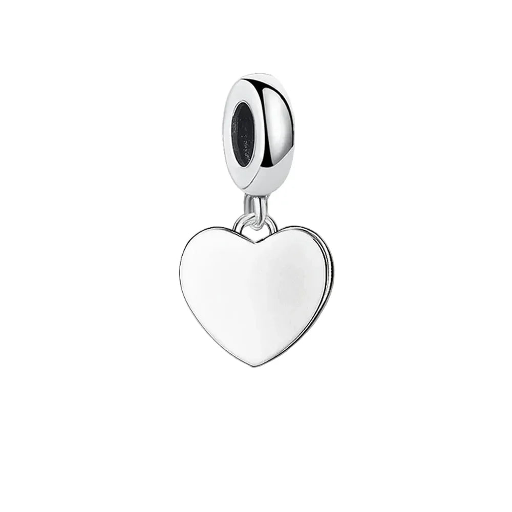Charm Cœur en Argent – Maison Perle