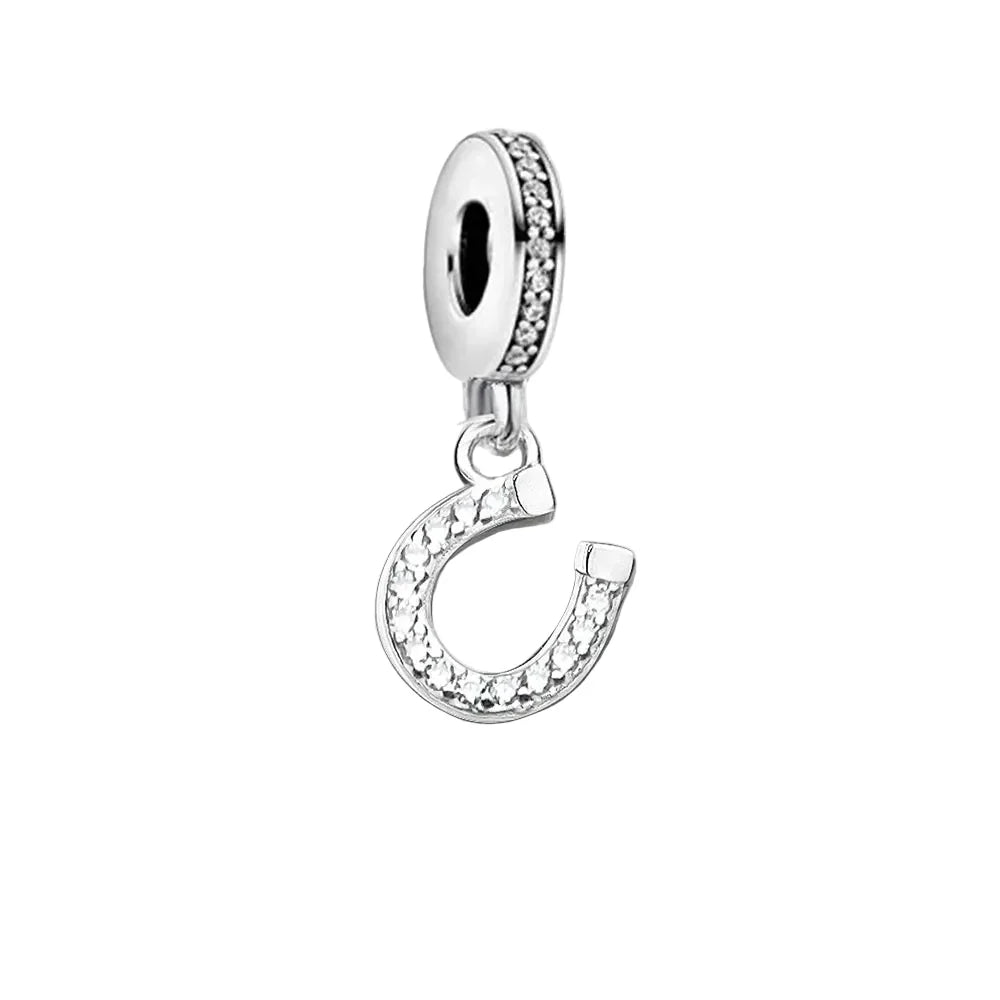 Charm Fer à cheval en argent - Maison Perle