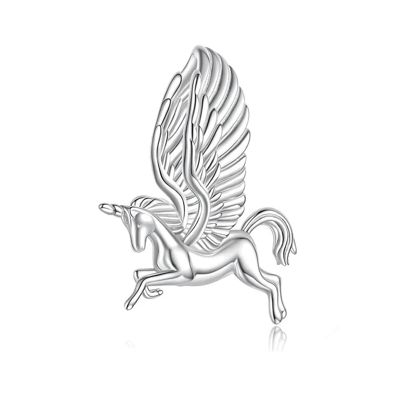 Charm Pégase en argent - Maison Perle
