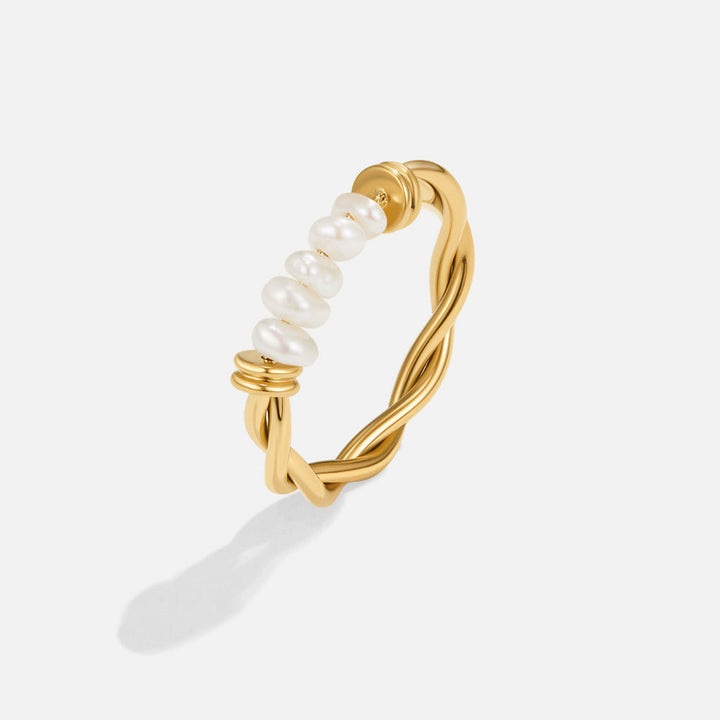 Bague classique eau douce perle