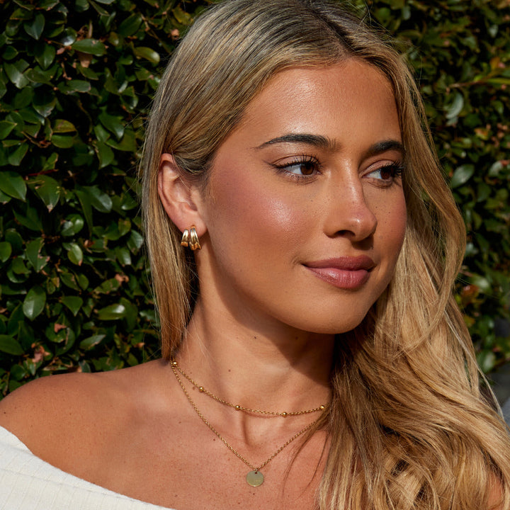 Boucles d’oreilles torsadées Ivana